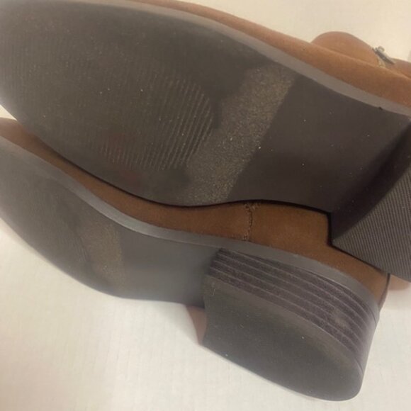 Chocolate Brown Booties, size 9M - Picture 7 of 7